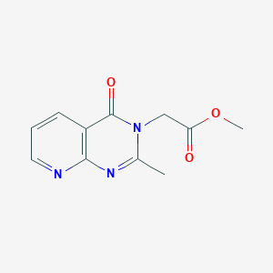 methyl (2-methyl-4-oxopyrido[2,3-d]pyrimidin-3(4H)-yl)acetate