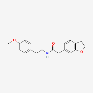 2-(2,3-dihydro-1-benzofuran-6-yl)-N-[2-(4-methoxyphenyl)ethyl]acetamide