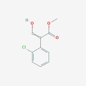 molecular formula C10H9ClO3 B1495332 Methyl 2-(2-chlorophenyl)-3-hydroxyprop-2-enoate 