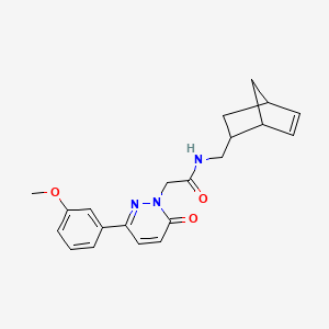 N-(bicyclo[2.2.1]hept-5-en-2-ylmethyl)-2-[3-(3-methoxyphenyl)-6-oxopyridazin-1(6H)-yl]acetamide