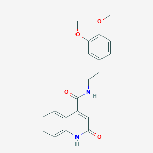 N-[2-(3,4-dimethoxyphenyl)ethyl]-2-hydroxyquinoline-4-carboxamide