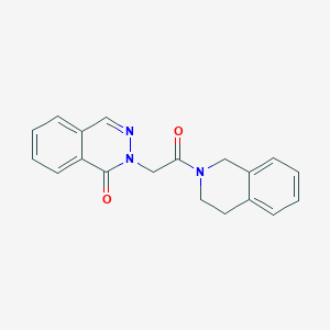 2-[2-(3,4-dihydroisoquinolin-2(1H)-yl)-2-oxoethyl]phthalazin-1(2H)-one