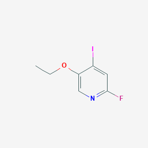 molecular formula C7H7FINO B1495359 5-Ethoxy-2-fluoro-4-iodopyridine 