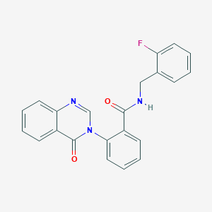 N-(2-fluorobenzyl)-2-(4-oxoquinazolin-3(4H)-yl)benzamide