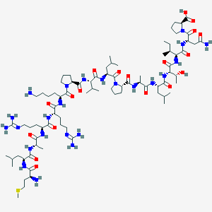 molecular formula C81H144N24O19S B1495366 MAPKK2 (1-16) (human, mouse, rat) CAS No. 496957-39-2