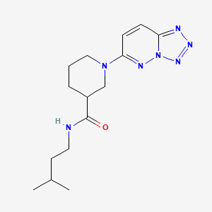 N-isopentyl-1-[1,2,3,4]tetraazolo[1,5-b]pyridazin-6-yl-3-piperidinecarboxamide