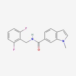 N-(2,6-difluorobenzyl)-1-methyl-1H-indole-6-carboxamide