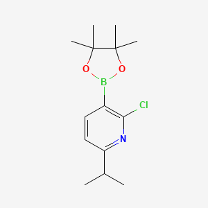 molecular formula C14H21BClNO2 B1495394 2-Chloro-6-isopropylpyridine-3-boronic acid pinacol ester 