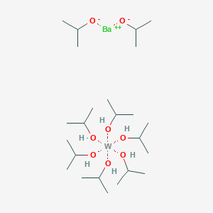 molecular formula C24H62BaO8W B1495407 barium(2+);propan-2-ol;propan-2-olate;tungsten 