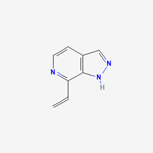 molecular formula C8H7N3 B1495419 7-Vinyl-1H-pyrazolo[3,4-c]pyridine 