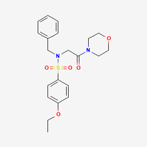 N-benzyl-4-ethoxy-N-[2-(morpholin-4-yl)-2-oxoethyl]benzenesulfonamide