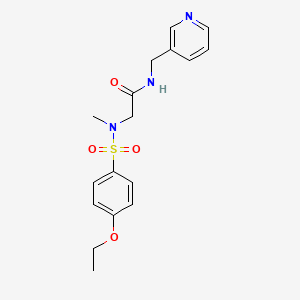 2-(N-Methyl4-ethoxybenzenesulfonamido)-N-[(pyridin-3-YL)methyl]acetamide