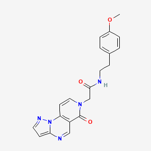 N-(4-methoxyphenethyl)-2-[6-oxopyrazolo[1,5-a]pyrido[3,4-e]pyrimidin-7(6H)-yl]acetamide