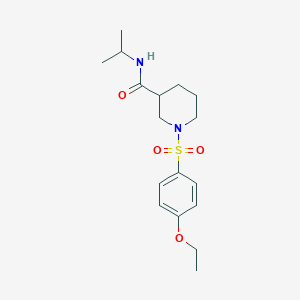 molecular formula C17H26N2O4S B14954537 1-[(4-ethoxyphenyl)sulfonyl]-N-(propan-2-yl)piperidine-3-carboxamide 