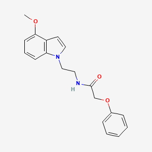 N-[2-(4-methoxy-1H-indol-1-yl)ethyl]-2-phenoxyacetamide