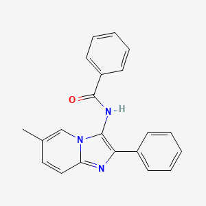 N-(6-methyl-2-phenylimidazo[1,2-a]pyridin-3-yl)benzamide