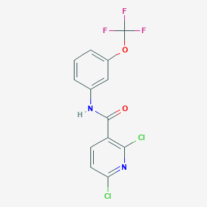 2,6-dichloro-N~3~-[3-(trifluoromethoxy)phenyl]nicotinamide