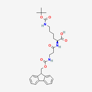 molecular formula C29H37N3O7 B1495494 Fmoc-|A-Ala-Lys(Boc)-OH 