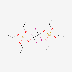molecular formula C14H30F4O8Si2 B1495502 Perfluoropolyether, silyltriethoxy terminated CAS No. 223557-70-8
