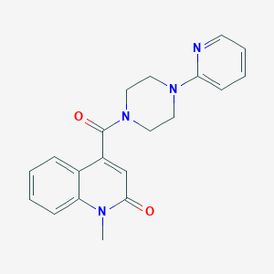 1-methyl-4-{[4-(2-pyridyl)piperazino]carbonyl}-2(1H)-quinolinone