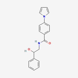 N-(2-hydroxy-2-phenylethyl)-4-(1H-pyrrol-1-yl)benzamide