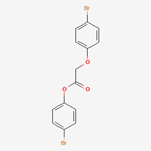 molecular formula C14H10Br2O3 B14955515 4-Bromophenyl 2-(4-bromophenoxy)acetate 