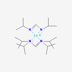 molecular formula C21H45LaN6 B1495557 Tris(N,N'-di-i-propylformamidinato)lanthanum(III) 