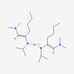 molecular formula C22H46MnN4 B1495560 Bis(N,N'-di-i-propylpentylamidinato)manganese(II) 