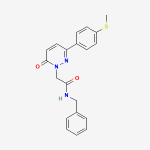 N-benzyl-2-{3-[4-(methylsulfanyl)phenyl]-6-oxopyridazin-1(6H)-yl}acetamide