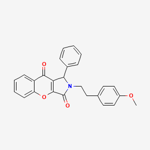 2-[2-(4-Methoxyphenyl)ethyl]-1-phenyl-1,2-dihydrochromeno[2,3-c]pyrrole-3,9-dione