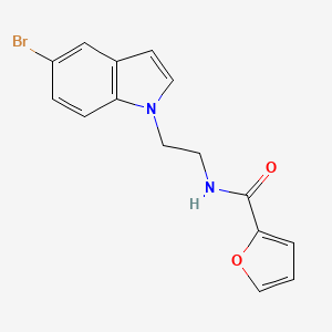 molecular formula C15H13BrN2O2 B14955952 N-[2-(5-bromo-1H-indol-1-yl)ethyl]-2-furamide 