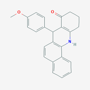 7-(4-methoxyphenyl)-7,10,11,12-tetrahydrobenzo[c]acridin-8(9H)-one