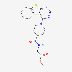 Methyl 2-({[1-(5,6,7,8-tetrahydro[1]benzothieno[2,3-d]pyrimidin-4-yl)-4-piperidyl]carbonyl}amino)acetate