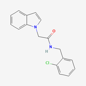 N-(2-chlorobenzyl)-2-(1H-indol-1-yl)acetamide