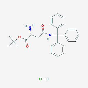 molecular formula C27H31ClN2O3 B1495624 H-D-Asn(Trt)-OtBu.HCl 