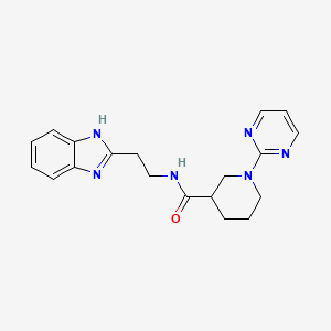 N-[2-(1H-1,3-benzimidazol-2-yl)ethyl]-1-(2-pyrimidinyl)-3-piperidinecarboxamide