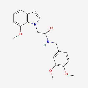 N-(3,4-dimethoxybenzyl)-2-(7-methoxy-1H-indol-1-yl)acetamide