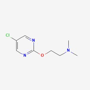 molecular formula C8H12ClN3O B1495659 Ethanamine, 2-[(5-chloro-2-pyrimidinyl)oxy]-N,N-dimethyl- 