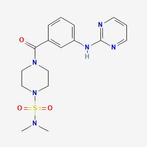 N,N-dimethyl-4-[3-(2-pyrimidinylamino)benzoyl]tetrahydro-1(2H)-pyrazinesulfonamide