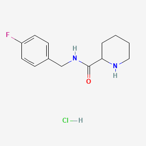 N-(4-Fluorobenzyl)piperidine-2-carboxamide HCl