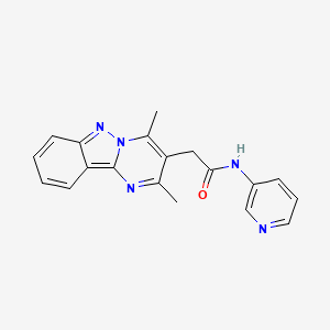 2-(2,4-dimethylpyrimido[1,2-b]indazol-3-yl)-N-(3-pyridyl)acetamide