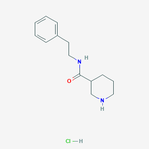 N-(2-Phenylethyl)-3-piperidinecarboxamide HCl