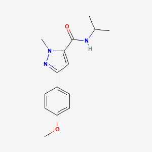 N-isopropyl-3-(4-methoxyphenyl)-1-methyl-1H-pyrazole-5-carboxamide