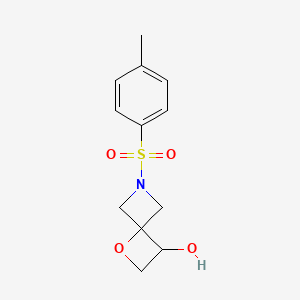molecular formula C12H15NO4S B1495685 6-Tosyl-1-oxa-6-azaspiro[3.3]heptan-3-ol 