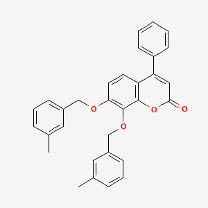 7,8-Bis-(3-methyl-benzyloxy)-4-phenyl-chromen-2-one