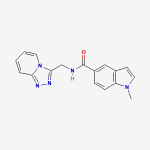 molecular formula C17H15N5O B14956993 1-methyl-N-([1,2,4]triazolo[4,3-a]pyridin-3-ylmethyl)-1H-indole-5-carboxamide 