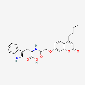 N-{[(4-butyl-2-oxo-2H-chromen-7-yl)oxy]acetyl}-L-tryptophan