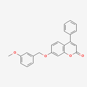 7-[(3-methoxybenzyl)oxy]-4-phenyl-2H-chromen-2-one