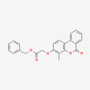 benzyl [(4-methyl-6-oxo-6H-benzo[c]chromen-3-yl)oxy]acetate