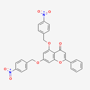 5,7-bis[(4-nitrobenzyl)oxy]-2-phenyl-4H-chromen-4-one